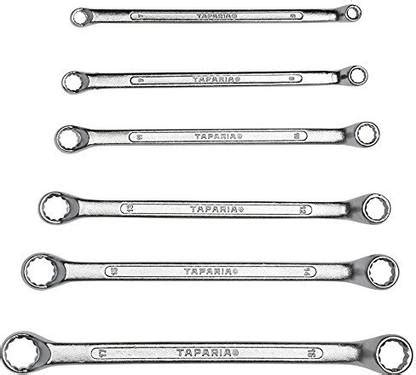 TAPARIA 1806 6-Pieces Ring Spanner Set Double Sided Star Box Wrench ...