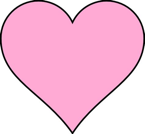 Pink Heart Clip Art at Clker.com - vector clip art online, royalty free ...