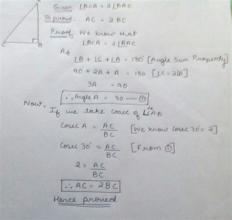 in the given figure ABC is a right triangle and right angled at B such ...