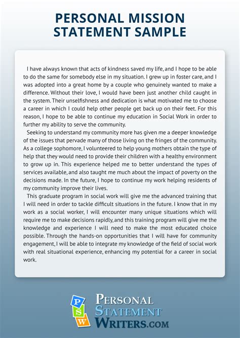 Personal Mission Statement Examples | Personal mission statement ...