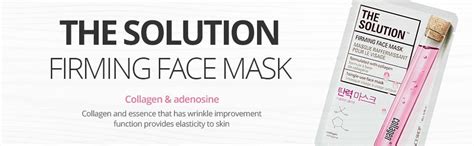 Buy The Faceshop the Solution Firming Face Mask, 20g (Pack of 1 Sheet ...