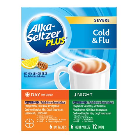 Alka Seltzer Cold And Flu Ingredients