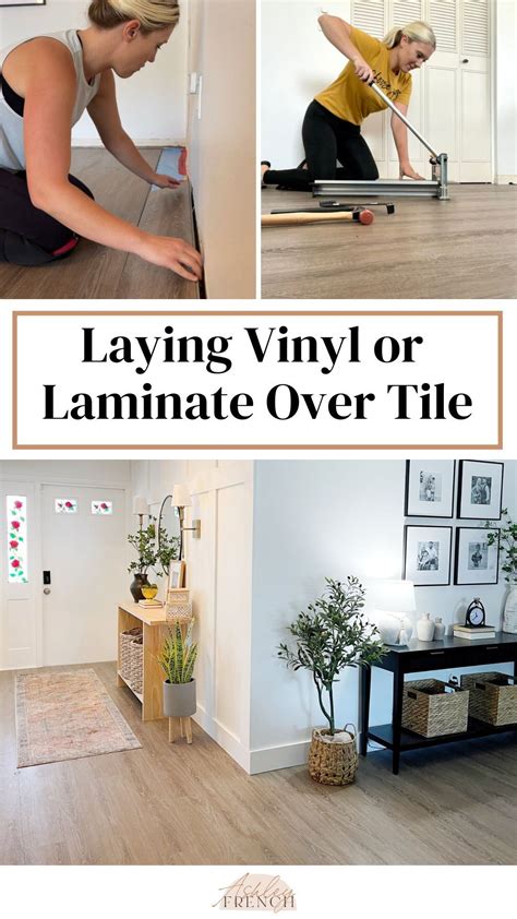 Laying vinyl planks over tile floors – Artofit