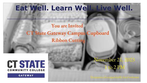 Gateway Campus Cupboard Ribbon Cutting, 20 Church Street, New Haven, CT ...