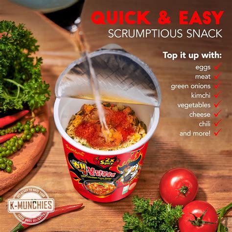 Buy Samyang Roasted Chicken-Flavored Spicy Ramen - 6 (70g) Assorted Cup ...