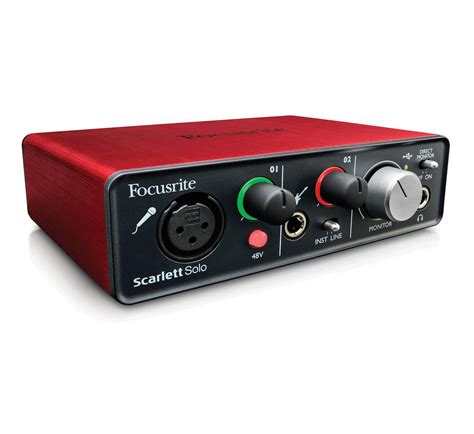 Focusrite Scarlett Solo Compact USB Audio Interface : Amazon.in ...