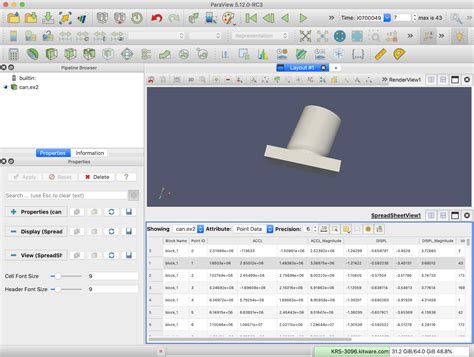 Image result for ParaView Min Max Labels