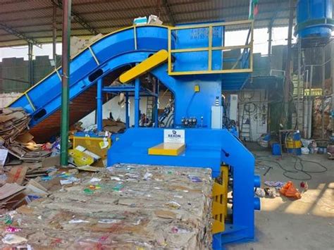 Automatic Horizontal Waste Paper Baling Machine Manufacturer from Ahmedabad