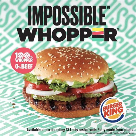 Burger King Will Have Impossible Whoppers In The US By End Of Year ...