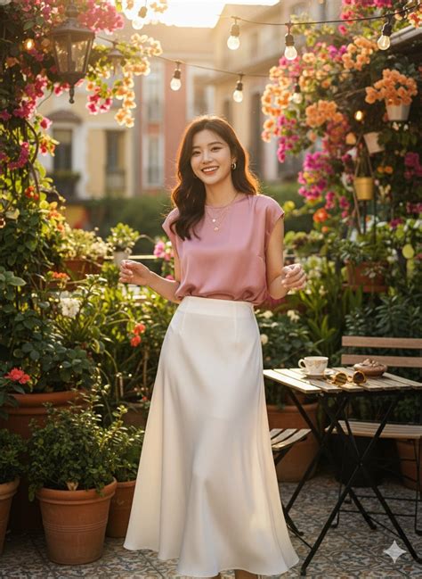 Glow Satin Skirt - White – FIT CHECK