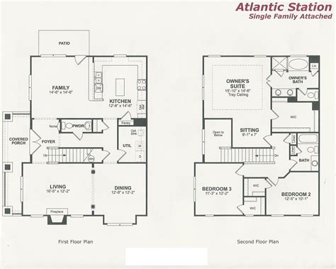 Floor plan of 1st and 2nd Floor