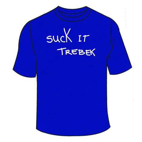 Suck It Trebek T-shirt. Funny TV Tshirt Tees SNL Parody - Etsy