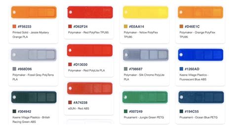 Image result for 32 Filament Colors Testing