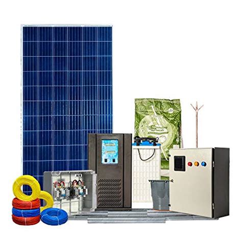 Solgen Solar Power Plant 2kW Off Grid, Model 3 with 150Ah Tubular ...