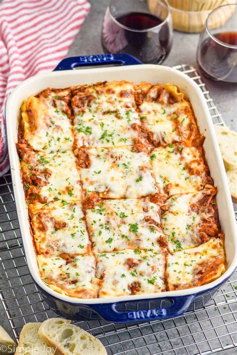 Turkey Lasagna - Simple Joy