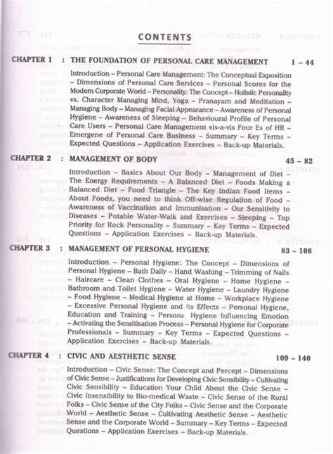 Personal Care Management by SM Jha