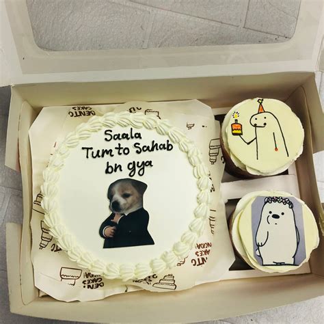 Dog Meme bento cake – Bento Cakes Noida