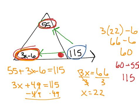 Triangle Angle Sum Theorem Geometry 的图像结果