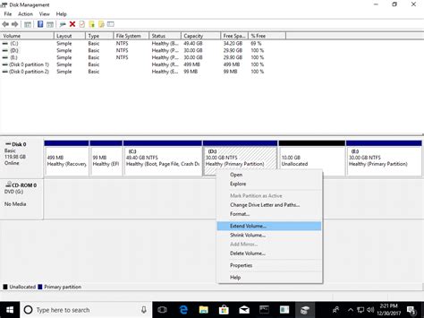 Image result for Extend Basic Disk Volume Windows 7
