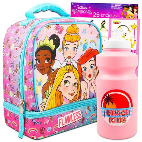 Amazon.com: Disney Princess Lunch Box Set for Girls, Kids - Bundle with Princess School Lunch ...