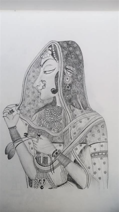 Radha bani Thani sketck | Fine art class, Disney drawings sketches, Art drawings sketches simple