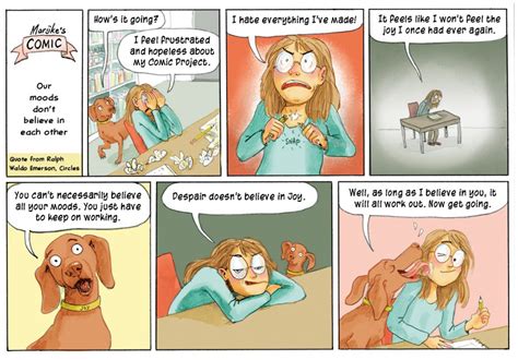 Moods don't believe in each other - Message in a drawing