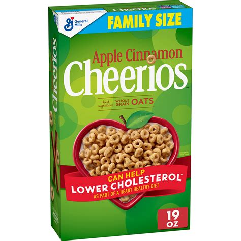 Buy Apple Cinnamon Cheerios Cereal, Limited Edition Happy Heart Shapes ...
