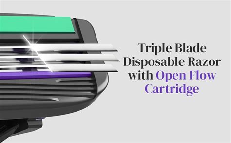 LetsShave Pro 3 Plus Disposable Shaving Razor for Men, Triple Blade ...