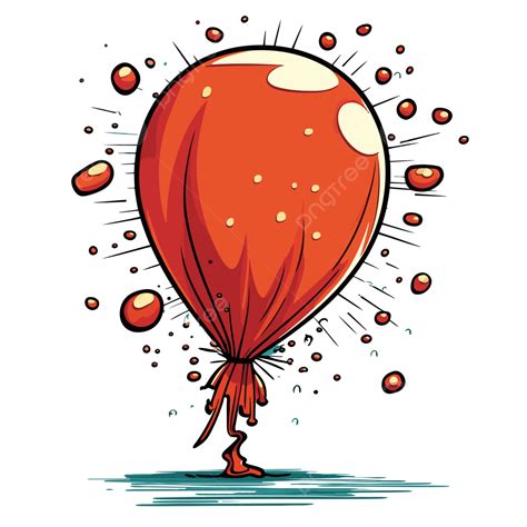 Balloon Popping Clipart