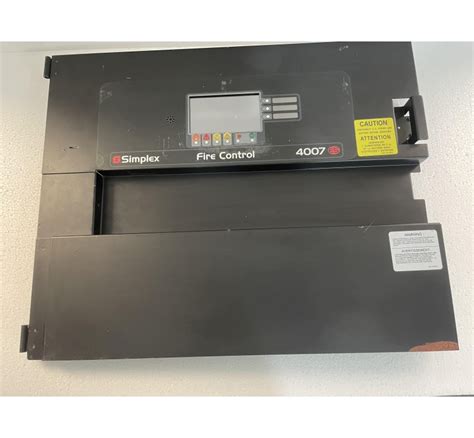 Fire Alarm Simplex 4007 ES Fire Alarm Control Panel Display 566-1023 ...