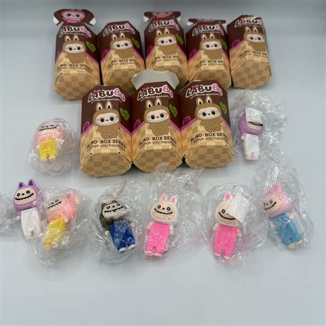 Labubu Hippers Lot of 8 Decorative Minifigures Blind Boxes Opened | eBay