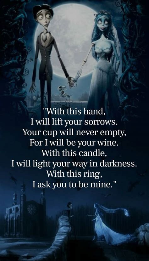 Image result for The Corpse Bride by Tim Burton Wedding Vows