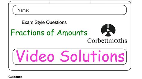 Image result for Adding Fractions Corbettmaths