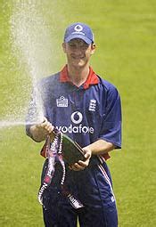 Jim Troughton celebrates his England call-up, May 29, 2003 ...