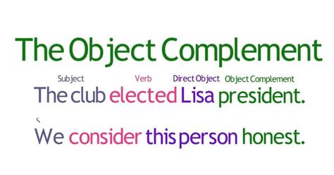 Image result for Complement Subject and Object Grammer