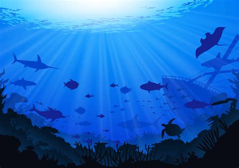 Blue Ocean Vector Art, Icons, and Graphics for Free Download