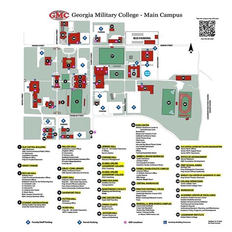 Main Campus Map | Georgia Military College