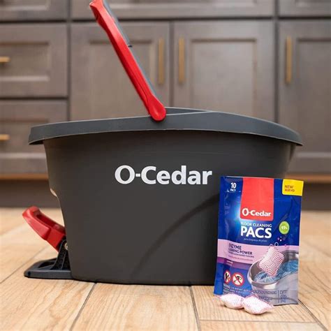 O-Cedar Floor Cleaning 40ct Pacs with Citrus Scent 10ct (2-Packs) and ...