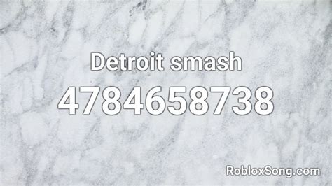 Delaware Detroit Smash Roblox ID 的图像结果