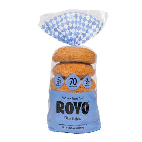 Royo Bread Co Low Carb New York Bagels