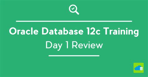Oracle 12C Training 的图像结果