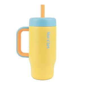 House of Quirk 530ML Kids Tumbler Stainless Steel with Handle & Lid ...