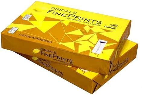 Bindal White Copier Paper | A4 Size | 65 GSM | 2 Reams & 500 Sheets per ...
