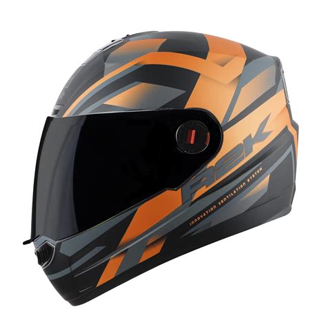 Steelbird SBA-1 R2K ISI Certified Full Face Graphic Helmet in with Matt ...