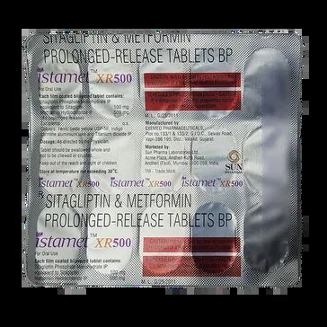 ISTAMET XR 500MG TABLET 15'S Price, Uses, Side Effects & Substitutes ...
