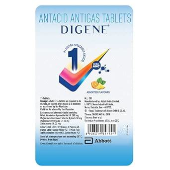 Digene Mint - Strip of 15 Tablets : Amazon.in: Health & Personal Care
