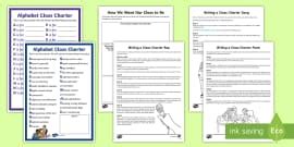 Editable Class Charter Template | Our Class Rules Charter