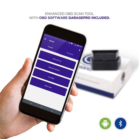 GaragePro Bluetooth OBD Car Scanner | Wireless Vehicle Diagnostics ...