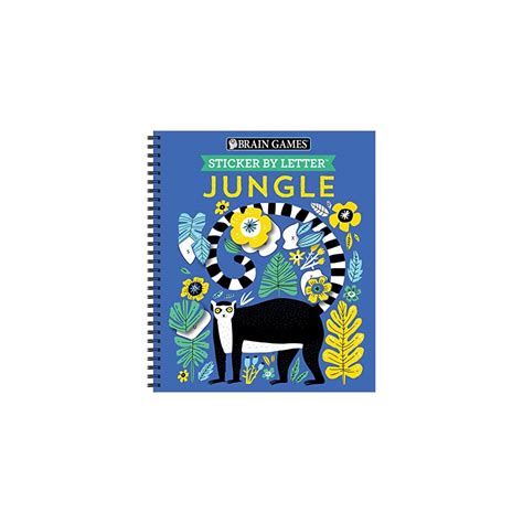 Buy Brain Games - Sticker by Letter: Jungle Spiral-bound – March 4 ...