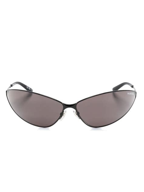 Balenciaga Eyewear Razor Cat-Eye Sunglasses Price in India | Culture Circle